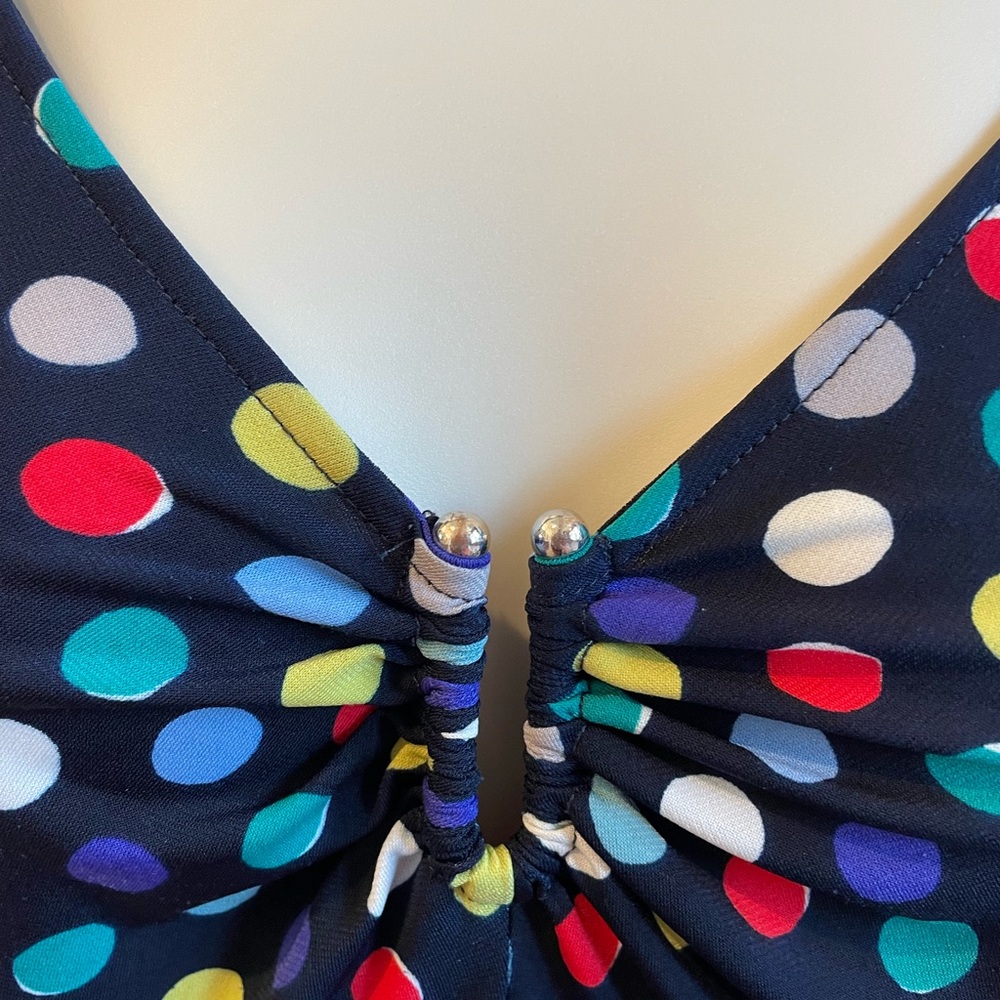 Ellen Tracy Polka dot midi